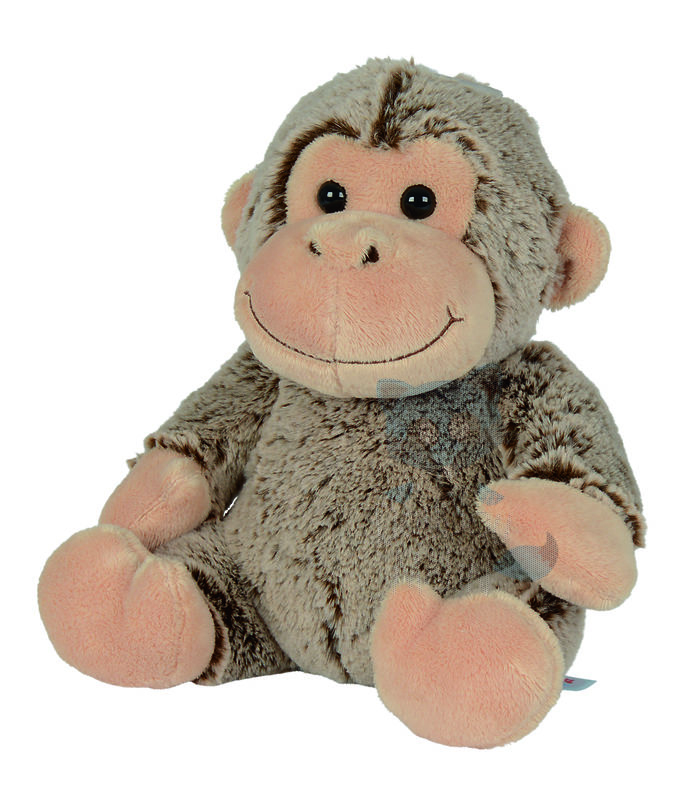  baby comforter monkey brown 